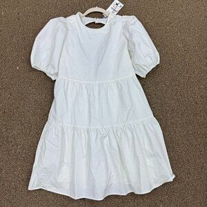 White Zara Babydoll Dress
